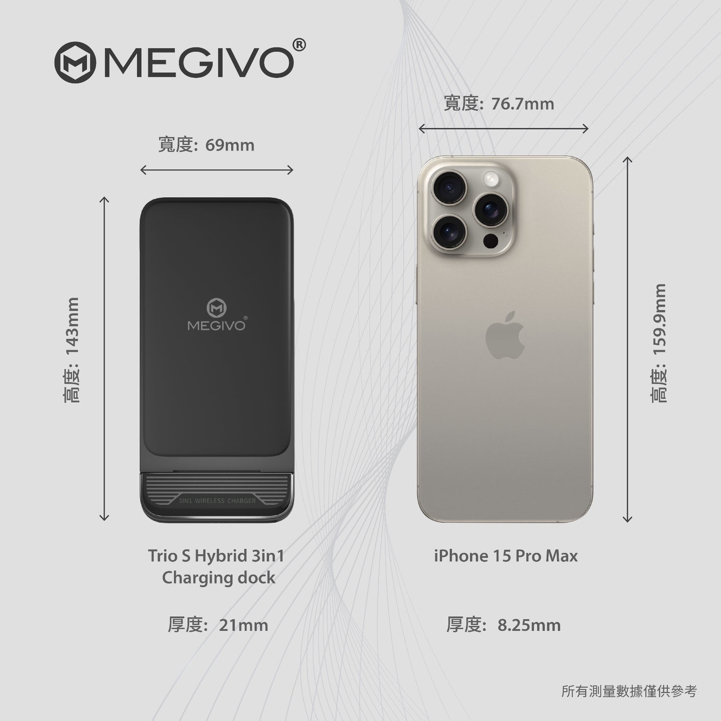 Trio S 摺疊便攜混合充電座