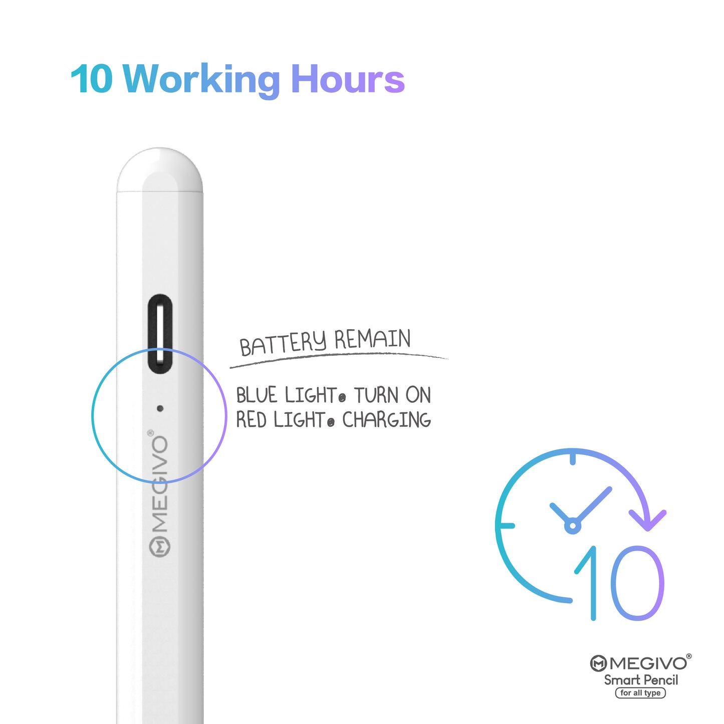 Smart Pencil for all type | Magnetic Active Touch Screen Stylus Pen