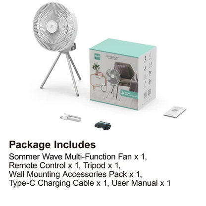 Sommer Wave Wireless Multi-Function Fan