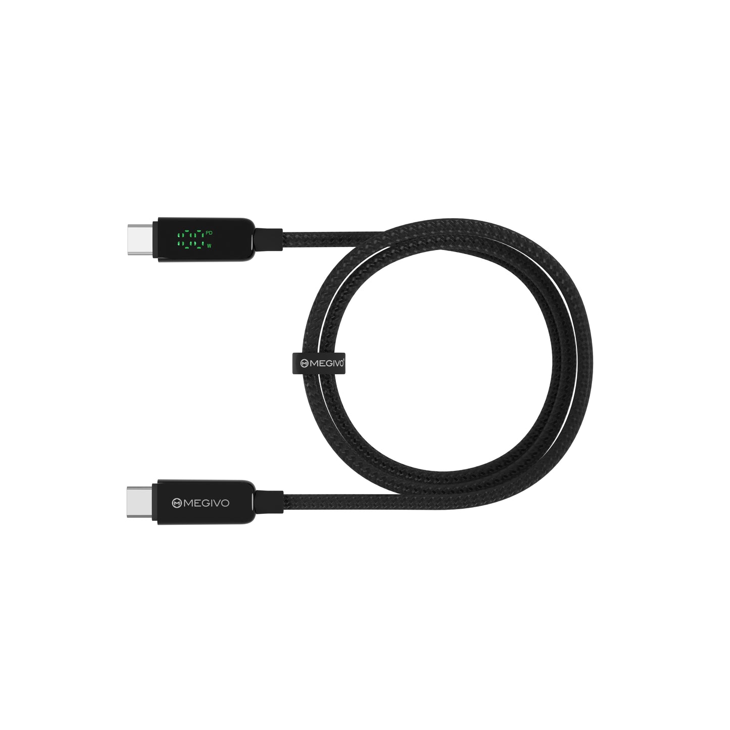 UltraJuice 100W Type C High Speed Numeric Display Charging Cable