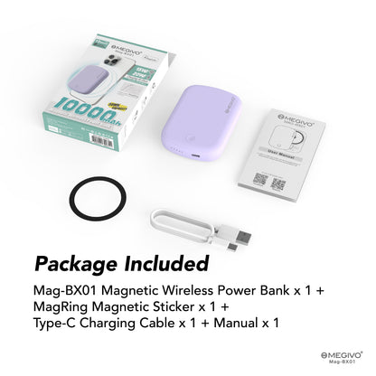 Mag-BX01 10000mAh磁吸無線充電器