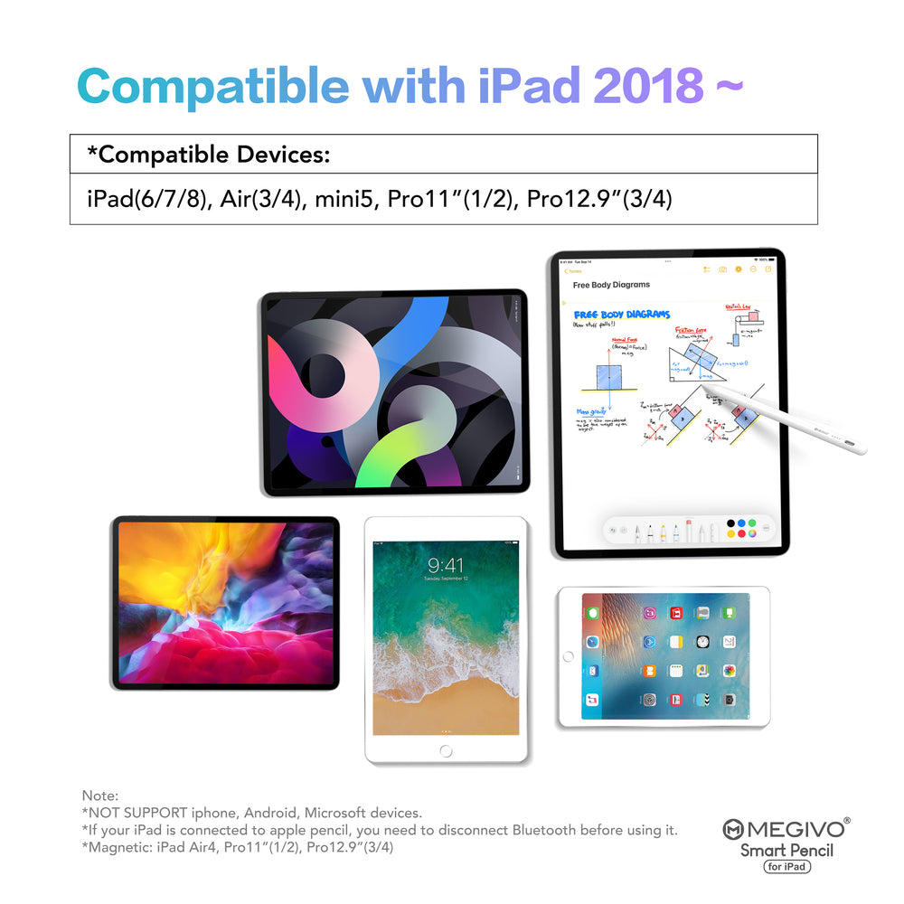 Smart Pencil for iPad | 主動式磁吸觸控筆
