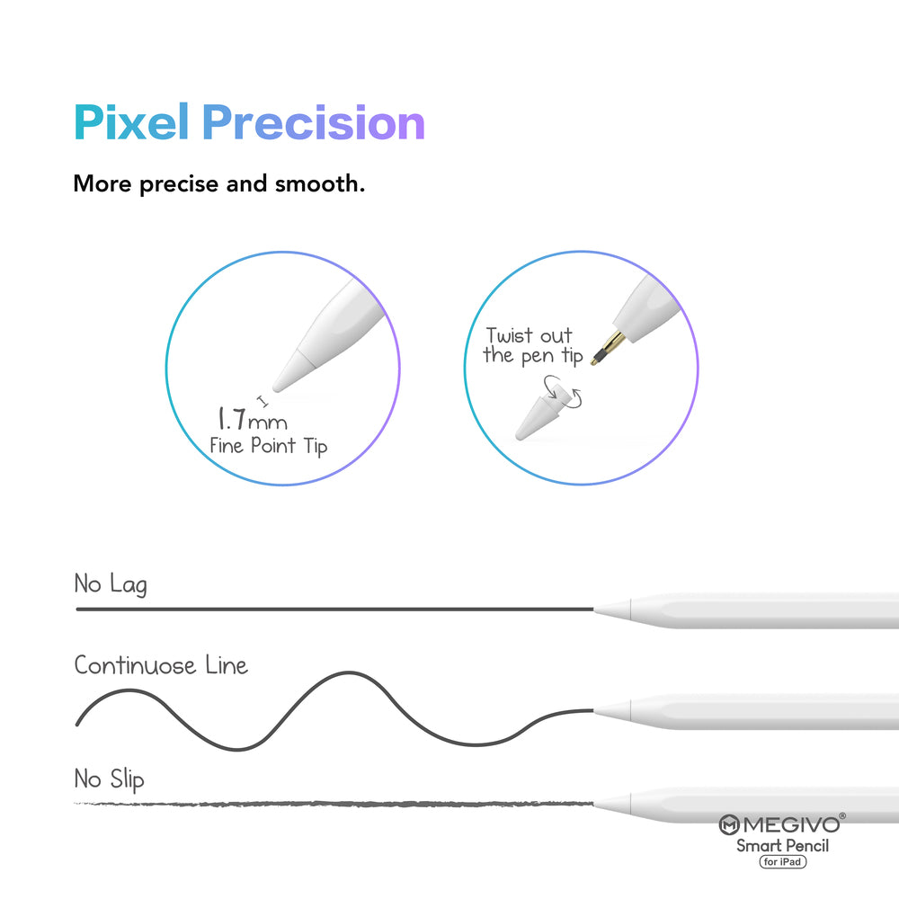 Smart Pencil for iPad | 主動式磁吸觸控筆